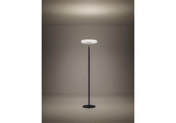 Steh-Leseleuchte OTO- 10 / 76W schwarz  240V / 2700K 8080Lm D= 450cm H=1875cm / IP20