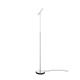 Steh-Leseleuchte Topoled S 10W alu  230V/ Höhenverstellbar / 2700°K/ 760lm