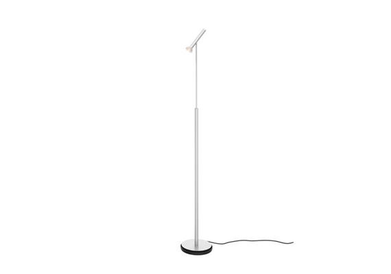 Steh-Leseleuchte Topoled S 10W alu  230V/ Höhenverstellbar / 2700°K/ 760lm