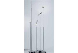 Steh-Leseleuchte Topolino 50Wschwarz  Höhenverstellbar durch Alutubus, inkl. Trafo dimmbar