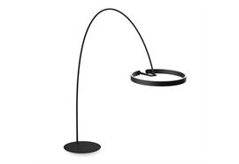 Stehbogenleuchte MITO largo black phantom  230V/ 3330lm 60W D=600 H=2100-2400 IP20