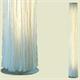 Stehleuchte AKIRA 001.1 Dimmbar/Polyester/Alu  EVG/1xT5 B=250 H=1820 inkl.LM