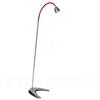Stehleuchte Athene Textil rot 2700° Fuss matt  240V LED 5W 300lm 350mA CRI 90