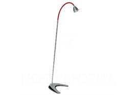 Stehleuchte Athene Textil rot 2700° Fuss matt  240V LED 5W 300lm 350mA CRI 90