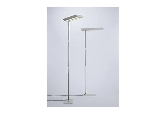 Stehleuchte Eco Lit 2x55W alu eloxiert  230V/EVG GS=alu/chrom H=1430-2000mm