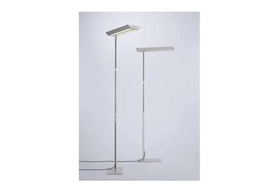 Stehleuchte Eco Lit 2x55W alu eloxiert  230V/EVG GS=alu/chrom H=1430-2000mm