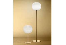 Stehleuchte Gem 57W weiss gold  240V E27 H=187 D=43 IP20