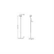 Stehleuchte io 3d lettura weissmatt-weissmatt  230V LED 13/18W 2700°K dimmbar touchless | Bild 2