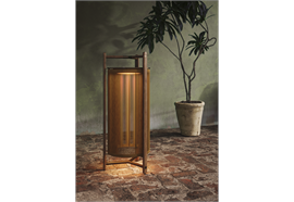 Stehleuchte Kando P/111 Outdoor Marrón - Teka  240V/39W 4300Lm D=49cm H=111 / IP44