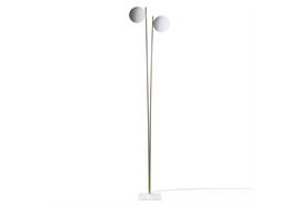 Stehleuchte Lederam F2 LED 34W/2700° weiss/Satin  230V/3400lm/H=198 B=44 cm, dimmbar
