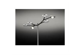Stehleuchte LYS S LED 54W / 6 Köpfe 2700°  230V 6x9W 6x700lm H=185cm B=max. 51cm