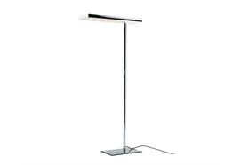 Stehleuchte Office Air LED verchromt PDLS  Kopf und Rohr Alu verchromt 3000°K