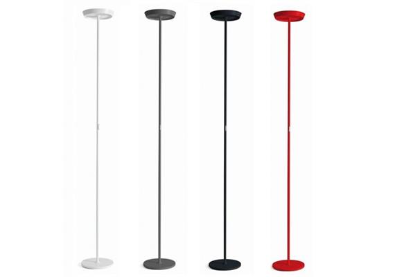 Stehleuchte Prince F1 LED 58W 2700°K schwarz matt  230V/H=max.180 Fuss=23 Kopf=22.4