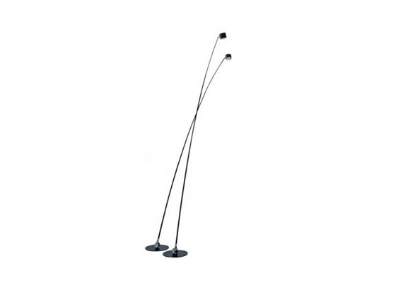 Stehleuchte Sampei 260 LED 18W 3000K schwarz matt  230V 1726lm H=2.35m D=Fuss 45cm IP20