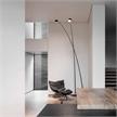 Stehleuchte Sampei 260 LED 21W schwarz matt  230V 3000K 1795Lm H=235cm D=Fuss 45cm IP20 | Bild 5