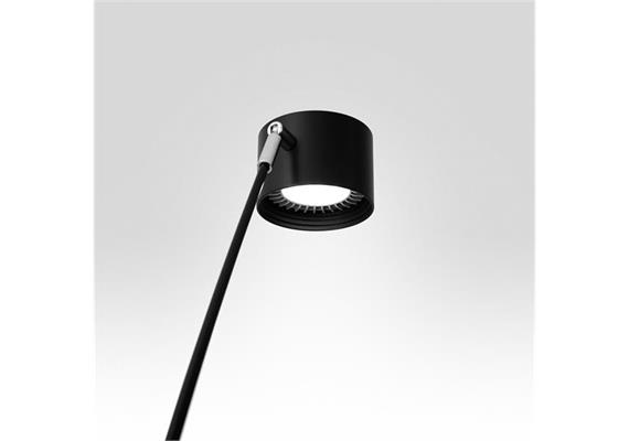 Stehleuchte Sampei Outdoor 440 -3000K schwarz matt  230V 8.4W 3000K 639lm H=390cm/ IP68