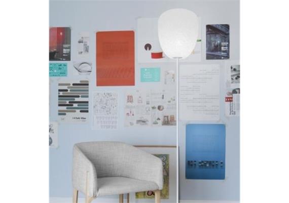 Stehleuchte Sumo M12 weiss/transparent H 180cm  230V max.1 x E27 116W ECO dimmbar