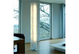 Stehleuchte TOTEM 1900 LED 2700K 2x52W Poly.alu.  13'900lm B=250 H=1900 Poly.alu edelstahl