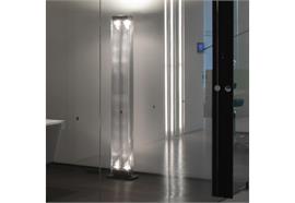 Stehleuchte Twilight 12-11 DTW Kunstglas schwarz  240V/ 64W 4720Lm H=1880 B=225 T=230 IP20