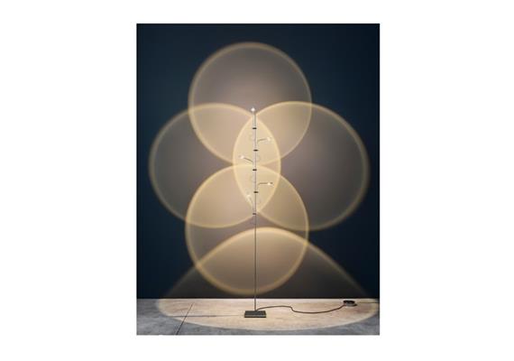 Stehleuchte WA WA Terra FLEX LED Nickel glanz  230V 2700°K 5 W 500lm H=190 cm