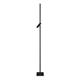 Stehleuchte ZEN-X LED 61W+10W charcoal  230V 2700K 9800Lm+1400Lm H=1950 B=35mm IP20
