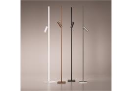 Stehleuchte ZEN-X LED 61W+10W olive  230V 2700K 9800Lm+1400Lm H=1950 B=35mm IP20