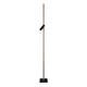 Stehleuchte ZEN-X LED 61W+10W schwarz-copper  230V 2700K 9800Lm+1400Lm H=1950 B=35mm IP20