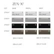 Stehleuchte ZEN-X2 LED 58W+2x 8W charcoal  230V 2700K 10'500Lm+2x1000Lm H=1950 B=35mm IP20 | Bild 3