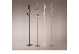 Stehleuchte ZEN-X2 LED 58W+2x 8W charcoal  230V 2700K 10'500Lm+2x1000Lm H=1950 B=35mm IP20