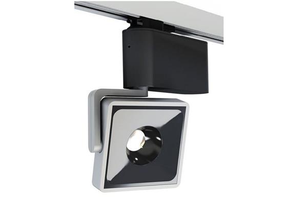 Strahler LED 16W Studio Mono silber-schwarz  240V/LED warm white 2700K 650lm
