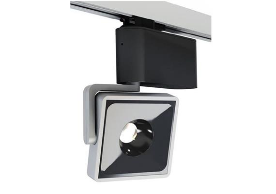 Strahler LED 16W Studio Mono silber-schwarz  240V/LED warm white 2700K 650lm