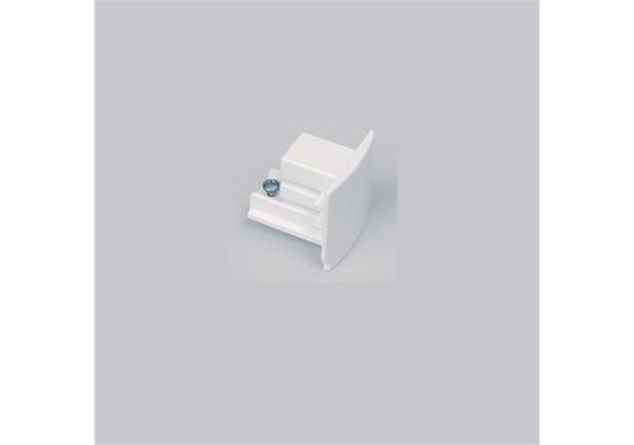 Stromschiene-Endstück 3Ph weiss