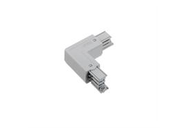 Stromschiene L-Verbinder 3Ph rechts weiss  L=66x66
