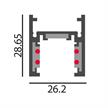 Stromschiene Magneto mini 48V L=1m schwarz matt  DC 48V/ H=29 B=26.2mm IP20 | Bild 2