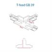 Stromschiene T-Verbinder 1Phase silbergrau | Bild 2