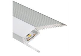 Stufenaufbauprofil Step Up alu eloxiert B=49mm H=26.7mm