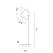 Tisch-Leseleuchte FEZ T 21.5W DTW alu  240V/ 1800K-2800K 1490Lm RF D=112 / IP20 | Bild 2
