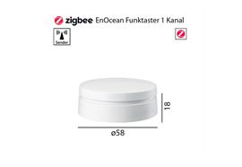 Tisch-Wandsender EnOcen per Funk Zigbee DIM weiss  1-Kanal / D=58 H=18 / IP20