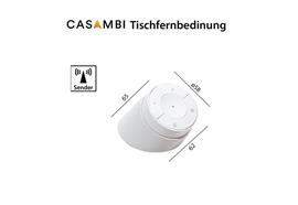 Tischfernbedinung per Funk Casambii TW oder RGB schwarz  4-Kanal / D=58 H=65 / IP20