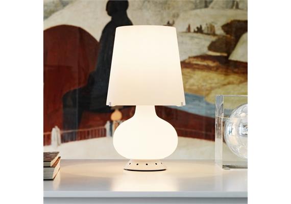 Tischlampe Fontana 1853 media weiss  240V/ H=53cm B=32cm / IP20
