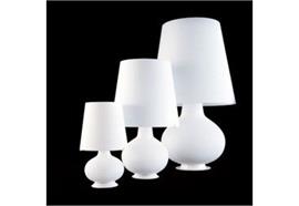 Tischlampe Fontana weiss  240V/ 4x4W+1x21W E27, 2x4.5W E14 LED  H=78cm D=47cm