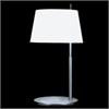 Tischlampe Passion chrom 3610/0 weiss  240V/ E27 1x150W / H=60cm D=31cm