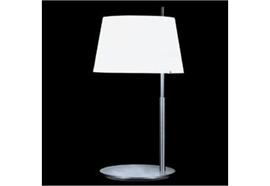 Tischlampe Passion chrom 3610/0 weiss  240V/ E27 1x150W / H=60cm D=31cm