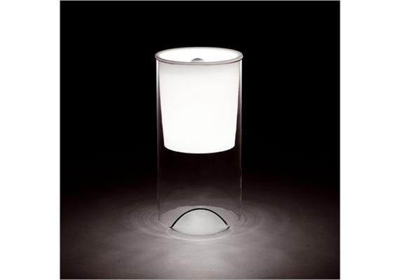 Tischleuchte AOY Transparent/ Opal  230V/ E27/ 1x 100W H= 600mm D= 300mm