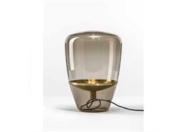 Tischleuchte Balloons Small Glas smoke brown/kupfer  230V E14 3W 2200K 240lm / D=285 H=400