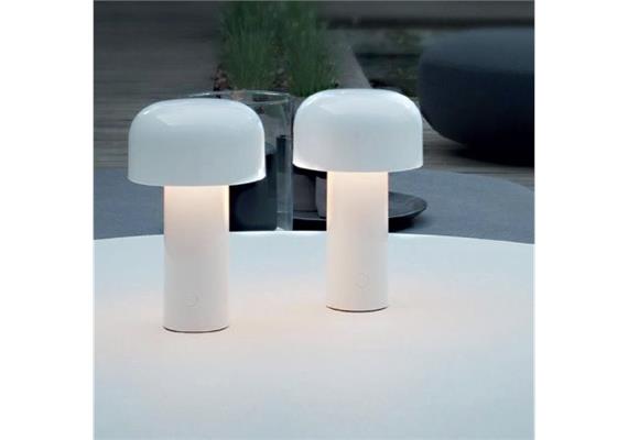 Tischleuchte Bellhop Battery weiss  LED 2,5W 250lm 2700K CRI90 H=210 D=125 / IP20