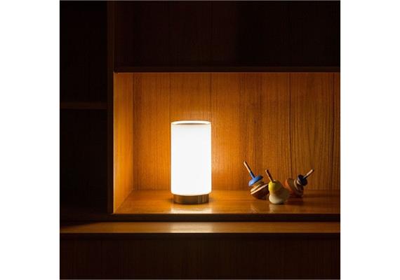 Tischleuchte Bugia LED 2W Methacrylat matt  4,8V Akku 3000K 120lm D=110 H=225mm IP20