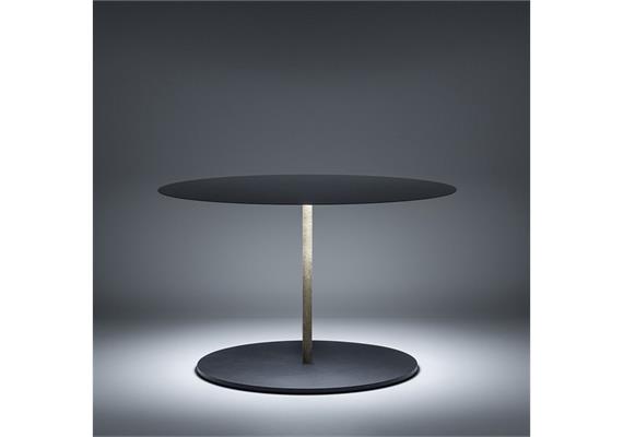 Tischleuchte Calvino LED 18W 3000K schw./messing  240V/24V 3000K 1372Lm D=500 H=303/520mm