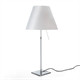 Tischleuchte Costanza D13 i. tav. o. Schirm  230V/E27 150W H 76-110 Fuss alu 18x18