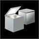 Tischleuchte CuboLED 2W 2700°K silber  230V L=10x10 H=11